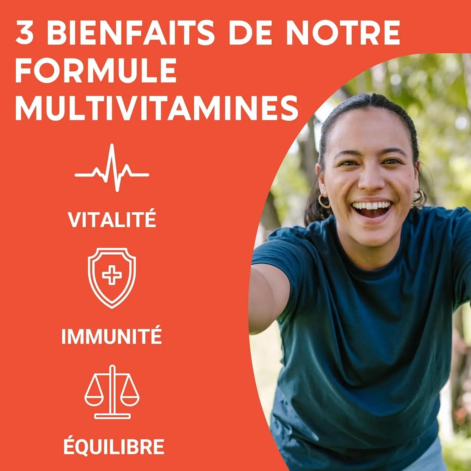 FORMULE MULTIVITAMINES Et Minéraux 30 Nutriments | Vitamine a B C D E K, Quercetine, Magnesium, Zinc, Coenzyme Q10, Selenium | Complement Alimentaire | Fabriqué En France | 60 Gélules