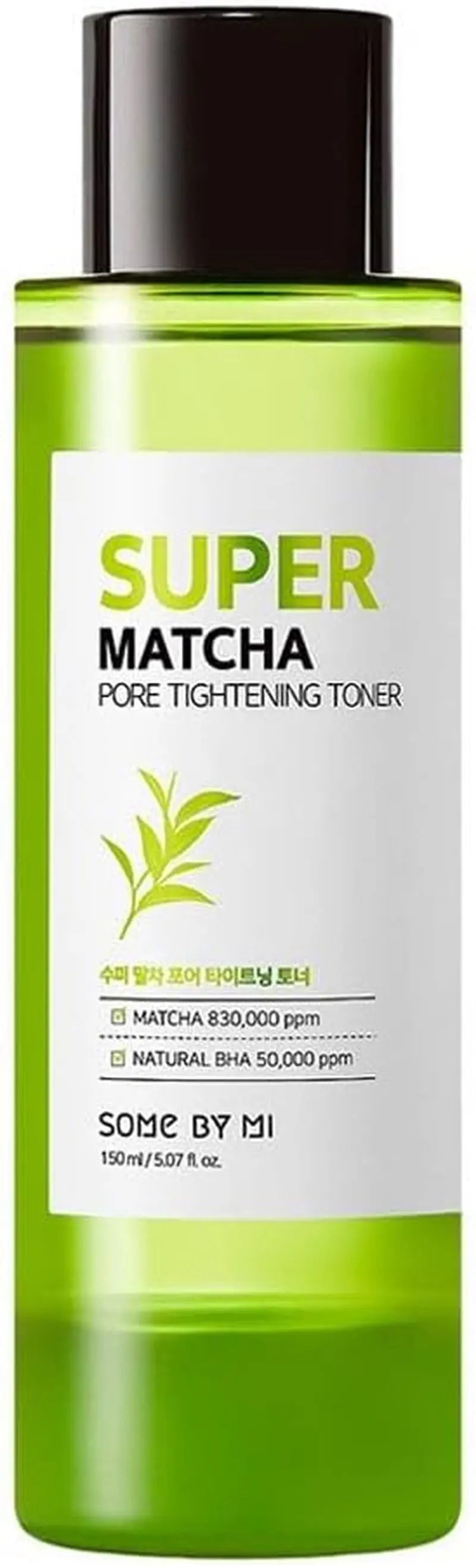SOME by MI Tonique Raffermissant Les Pores Super Matcha - 5,07 Oz, 150 Ml - Fabriqué À Partir D'Extraits De Matcha Pour Peaux Sensibles - Hydratant Et Purifiant La Peau