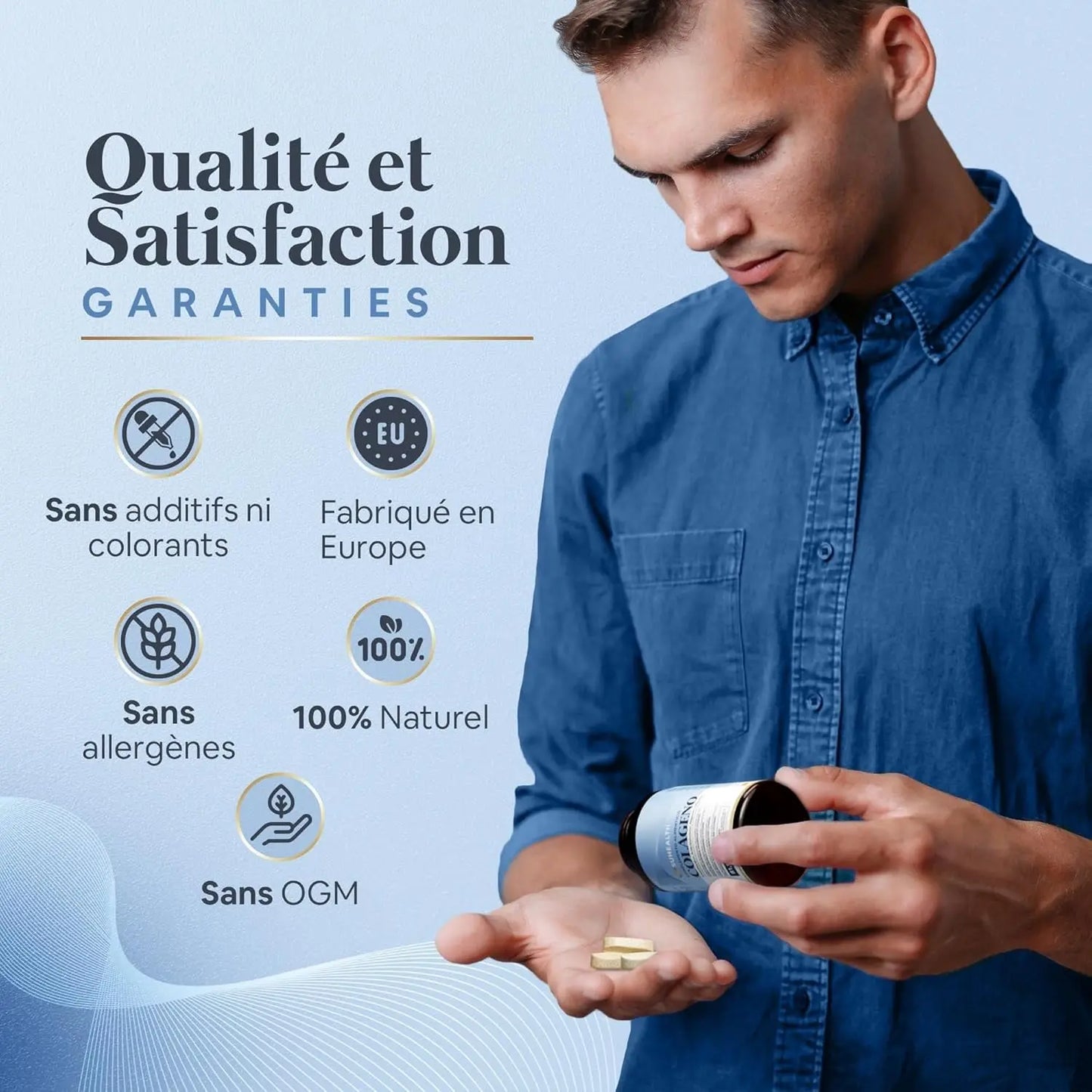 Suhealth Collagene Et Acide Hyaluronique Av Q10, Magnésium Et Vitamines 90 Gélules - Collagene Marin Acide Hyaluronique - Collagène Marin - Collagene Hydrolisé - Marine Collagen - Peptide De Collagene